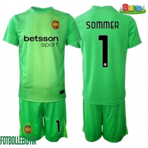 Inter Milan Yann Sommer #1 Målvakt Tredjeställ Barn 2025-26 Kortärmad (+ Korta byxor)